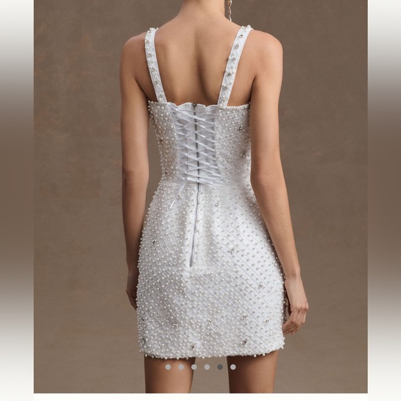 Morphine Fashion Hypnotized Pearl & Crystal
Bustier Mini Dress - Picture 5 of 11